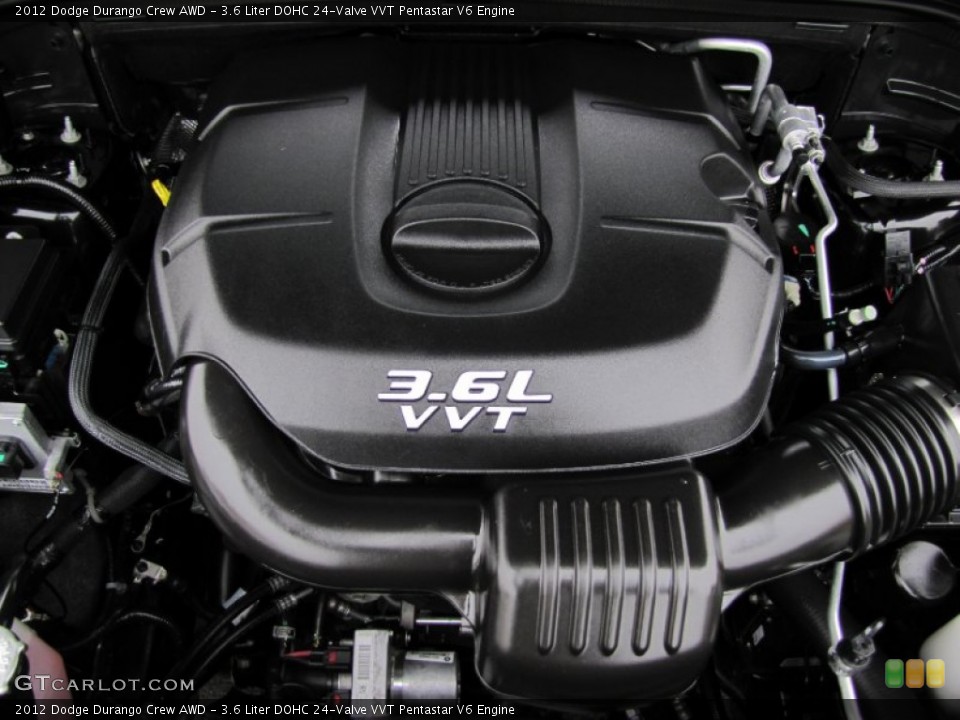 3.6 Liter DOHC 24-Valve VVT Pentastar V6 Engine for the 2012 Dodge Durango #61695923