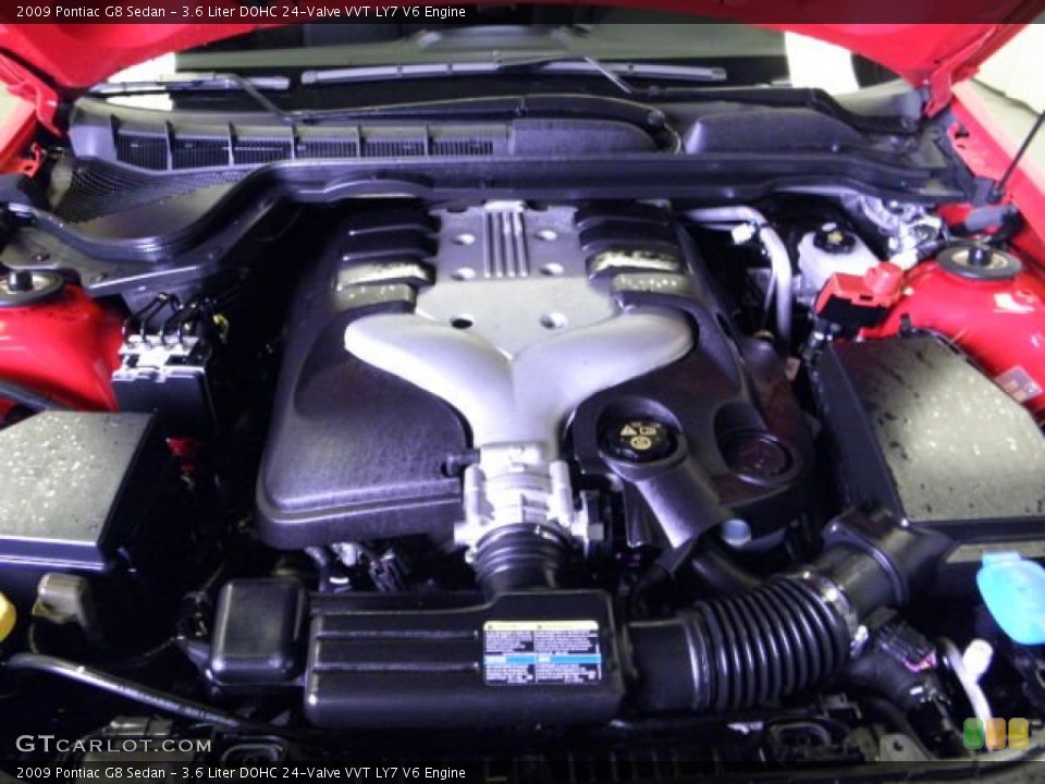 3.6 Liter DOHC 24-Valve VVT LY7 V6 Engine for the 2009 Pontiac G8 #61699946