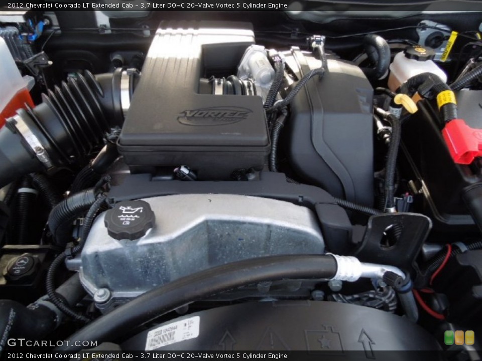 3.7 Liter DOHC 20-Valve Vortec 5 Cylinder Engine for the 2012 Chevrolet Colorado #61703019