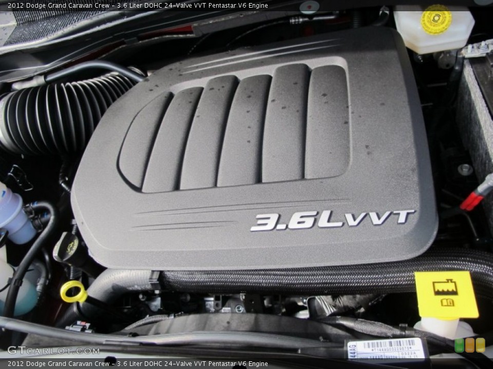 3.6 Liter DOHC 24-Valve VVT Pentastar V6 Engine for the 2012 Dodge Grand Caravan #61708521