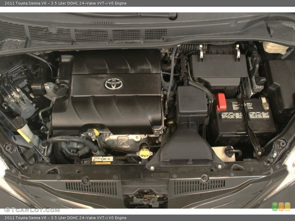 3.5 Liter DOHC 24-Valve VVT-i V6 Engine for the 2011 Toyota Sienna #61708698