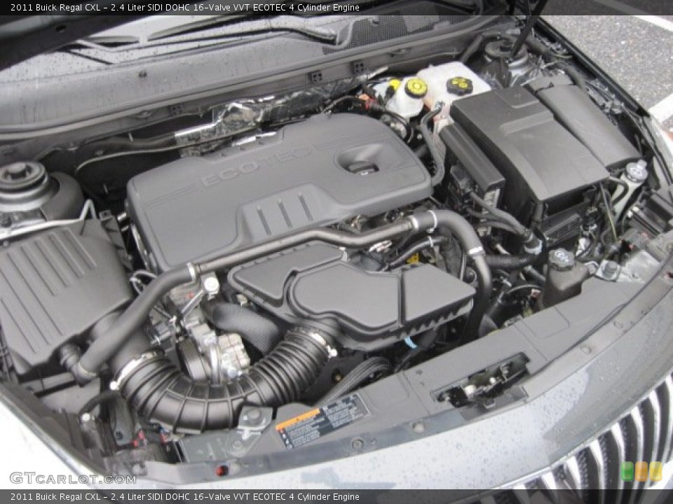 2.4 Liter SIDI DOHC 16-Valve VVT ECOTEC 4 Cylinder Engine for the 2011 Buick Regal #61717179