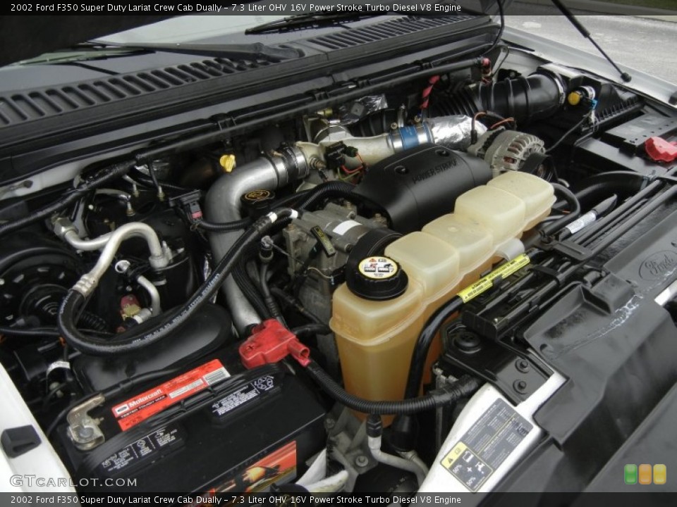 7.3 Liter OHV 16V Power Stroke Turbo Diesel V8 Engine for the 2002 Ford F350 Super Duty #61717566