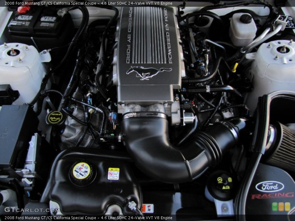 4.6 Liter SOHC 24-Valve VVT V8 Engine for the 2008 Ford Mustang #61719194