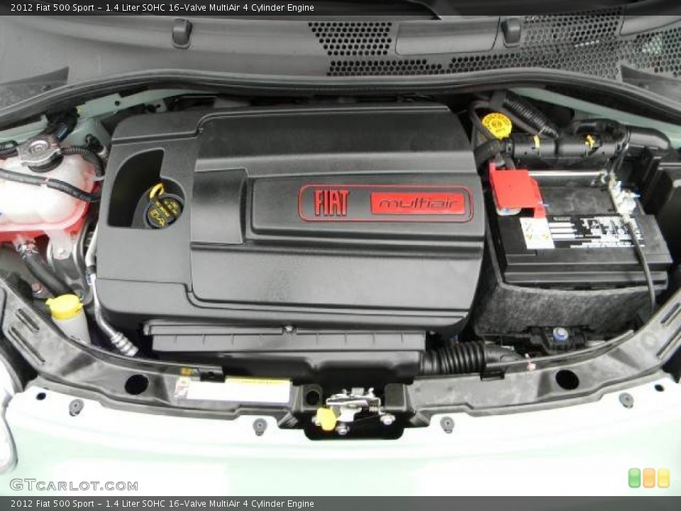 1.4 Liter SOHC 16-Valve MultiAir 4 Cylinder Engine for the 2012 Fiat 500 #61719263