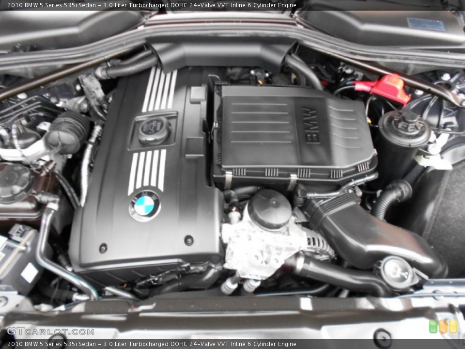 3.0 Liter Turbocharged DOHC 24-Valve VVT Inline 6 Cylinder Engine for the 2010 BMW 5 Series #61720073