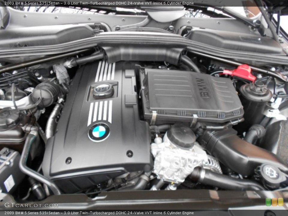 3.0 Liter Twin-Turbocharged DOHC 24-Valve VVT Inline 6 Cylinder Engine for the 2009 BMW 5 Series #61720482