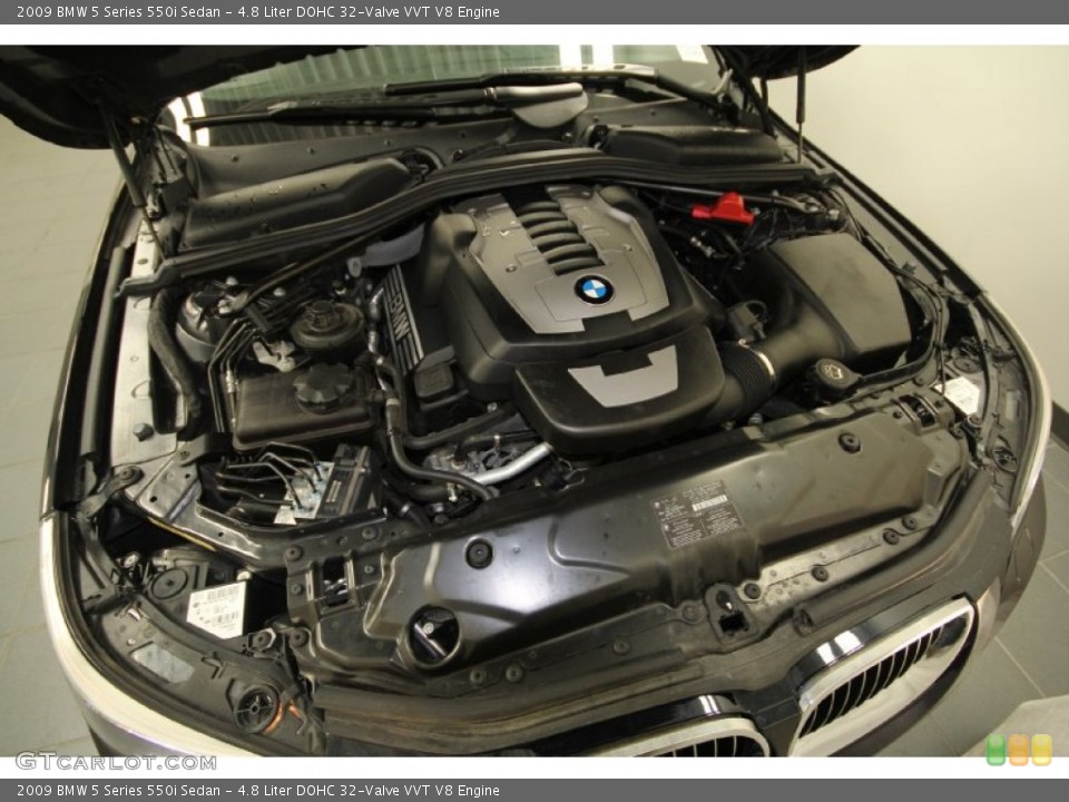 4.8 Liter DOHC 32-Valve VVT V8 Engine for the 2009 BMW 5 Series #61728734