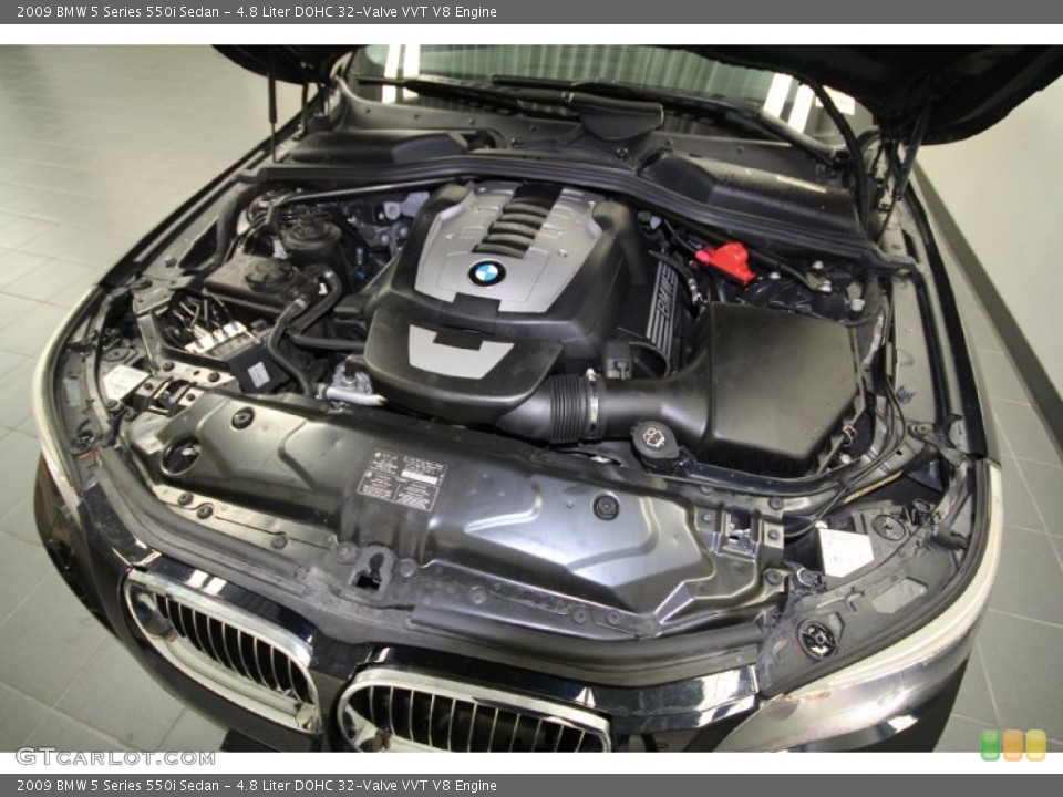 4.8 Liter DOHC 32-Valve VVT V8 Engine for the 2009 BMW 5 Series #61728742