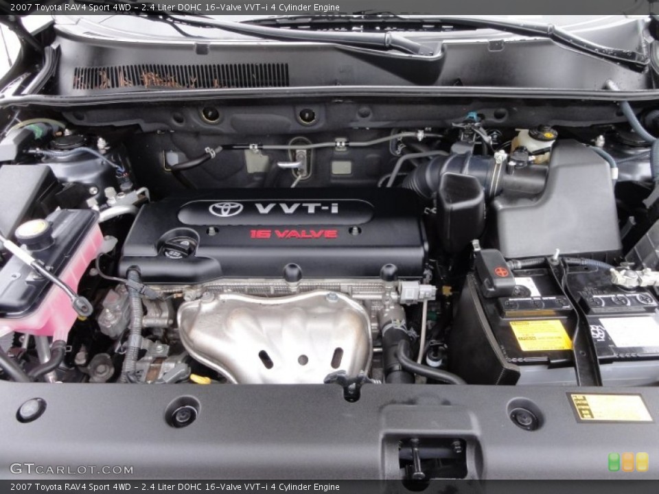 2.4 Liter DOHC 16-Valve VVT-i 4 Cylinder Engine for the 2007 Toyota RAV4 #61737468