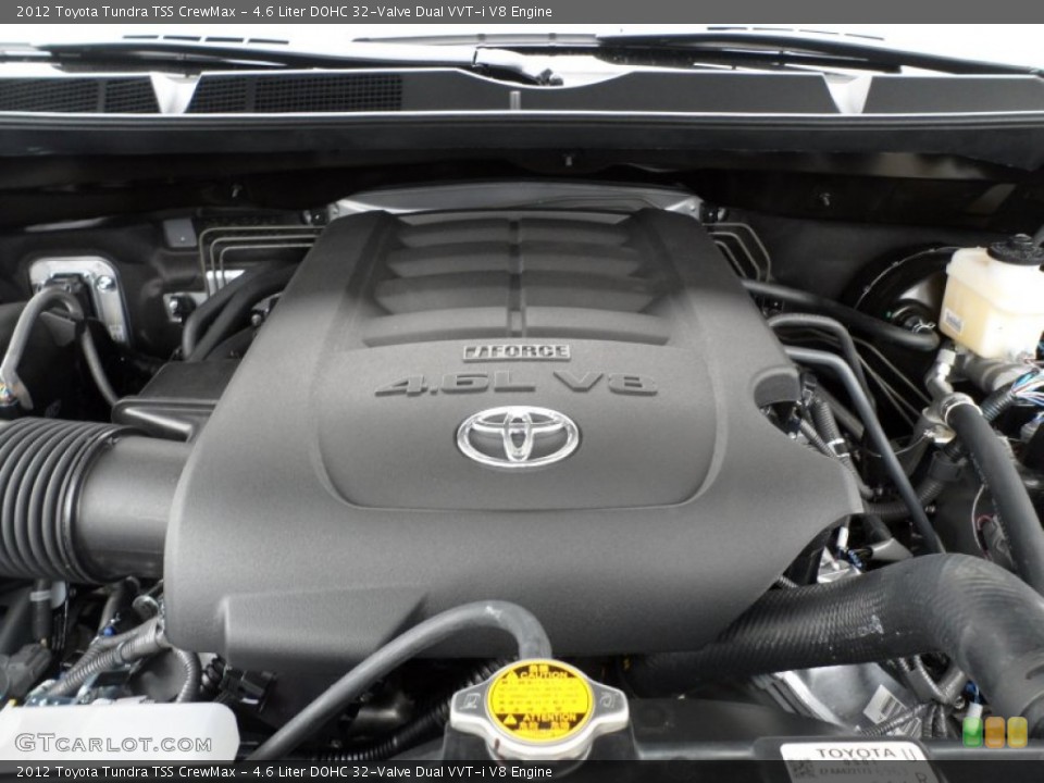 4.6 Liter DOHC 32-Valve Dual VVT-i V8 Engine for the 2012 Toyota Tundra #61750871