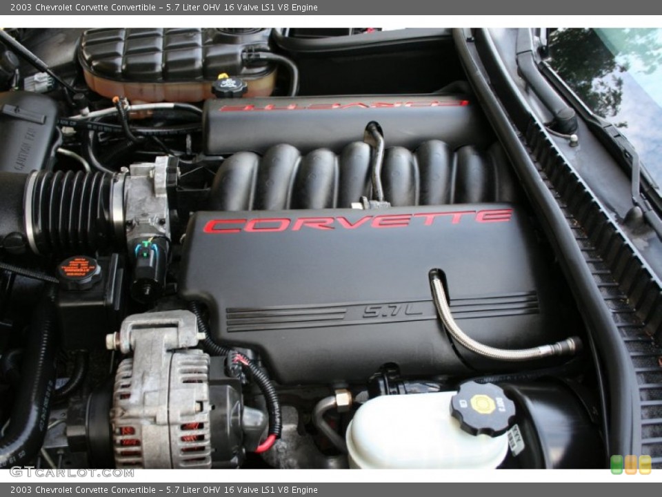 5.7 Liter OHV 16 Valve LS1 V8 Engine for the 2003 Chevrolet Corvette #61754927