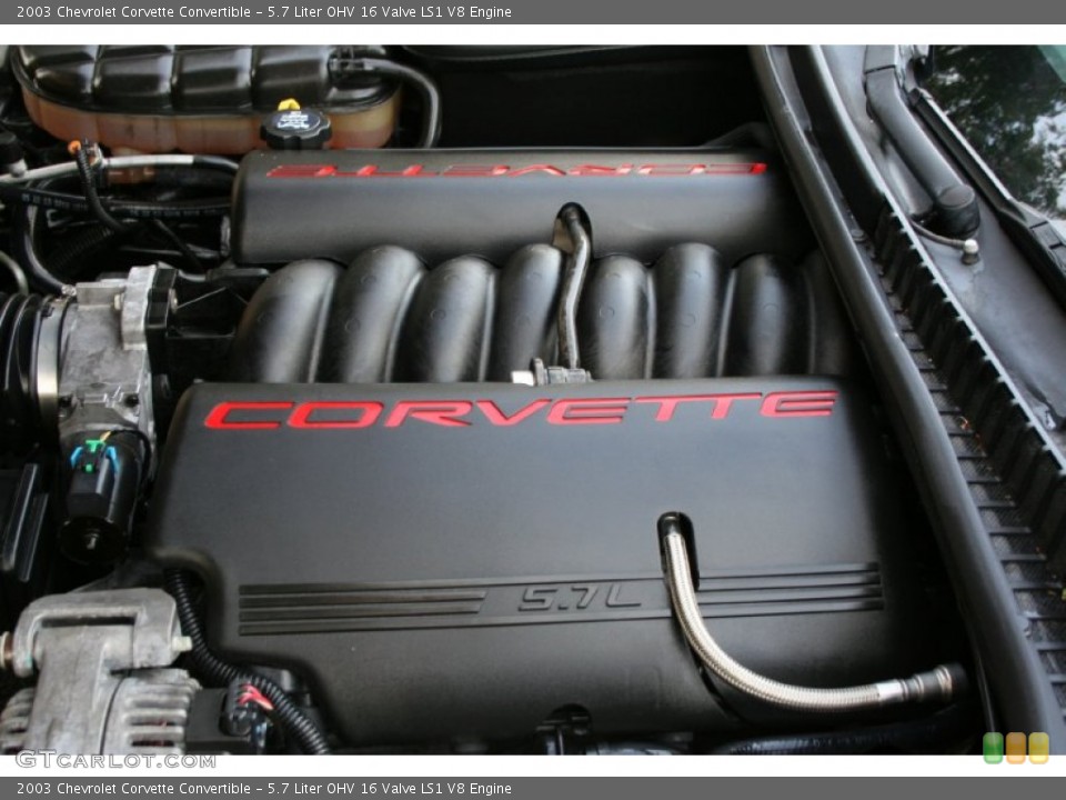 5.7 Liter OHV 16 Valve LS1 V8 Engine for the 2003 Chevrolet Corvette #61754936