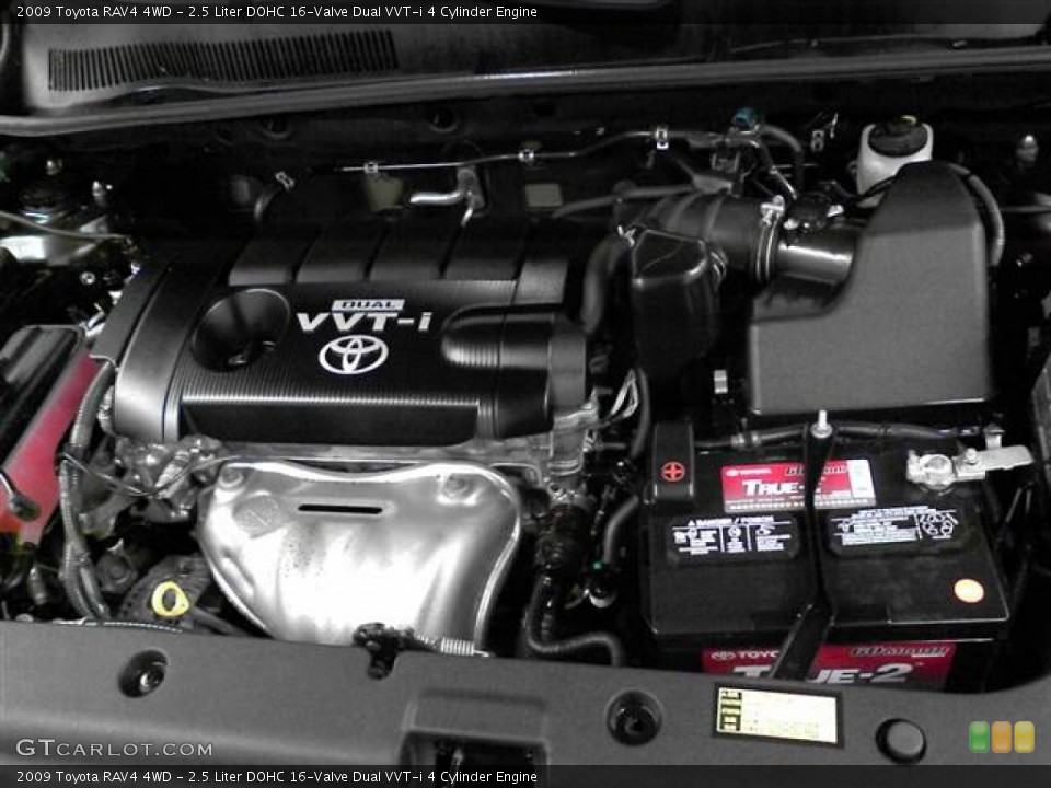 2.5 Liter DOHC 16-Valve Dual VVT-i 4 Cylinder Engine for the 2009 Toyota RAV4 #61768253