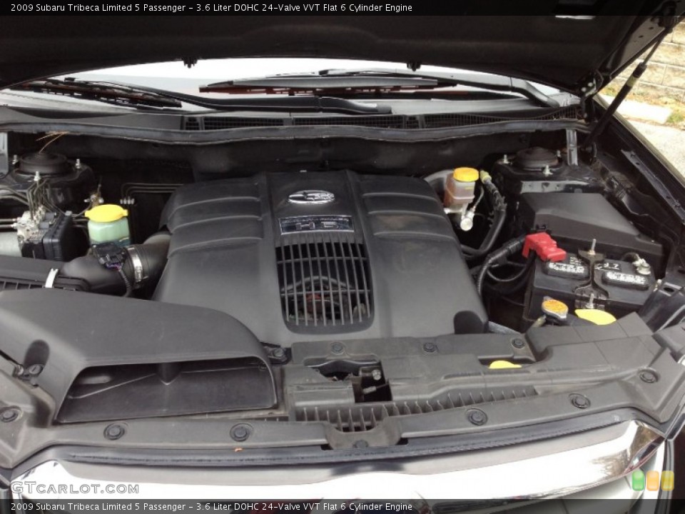3.6 Liter DOHC 24-Valve VVT Flat 6 Cylinder Engine for the 2009 Subaru Tribeca #61804115