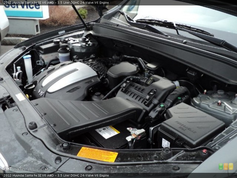 3.5 Liter DOHC 24-Valve V6 Engine for the 2012 Hyundai Santa Fe #61813877