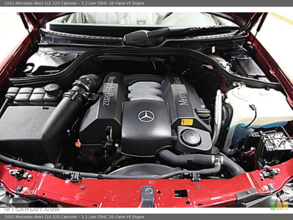 3.2 Liter SOHC 18-Valve V6 Engine for the 2001 Mercedes-Benz CLK #61828351