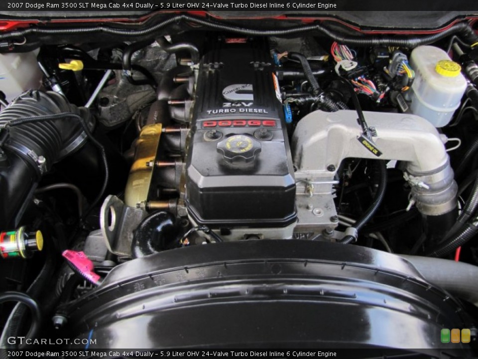 5.9 Liter OHV 24-Valve Turbo Diesel Inline 6 Cylinder Engine for the 2007 Dodge Ram 3500 #61834749
