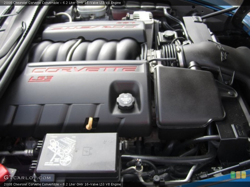 6.2 Liter OHV 16-Valve LS3 V8 Engine for the 2008 Chevrolet Corvette #61835664
