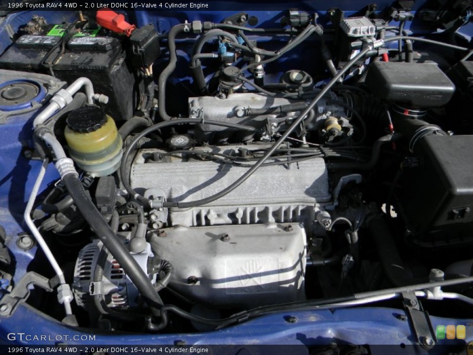 2.0 Liter DOHC 16-Valve 4 Cylinder 1996 Toyota RAV4 Engine