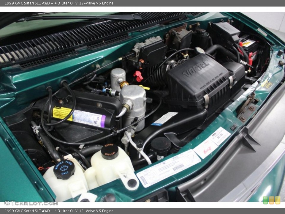 4.3 Liter OHV 12-Valve V6 Engine for the 1999 GMC Safari #61855455