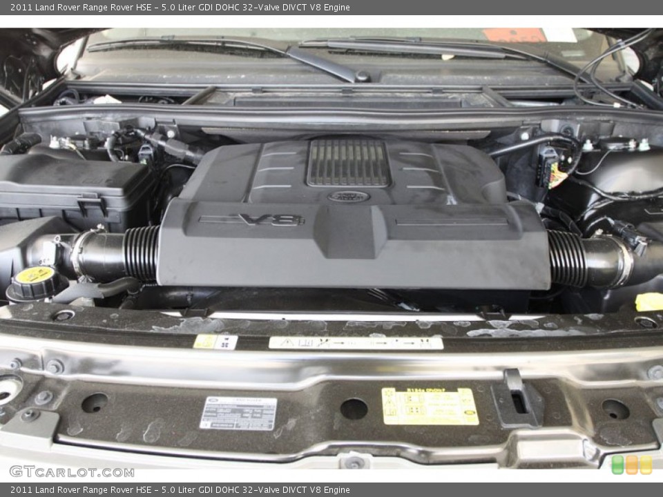 5.0 Liter GDI DOHC 32-Valve DIVCT V8 Engine for the 2011 Land Rover Range Rover #61861335