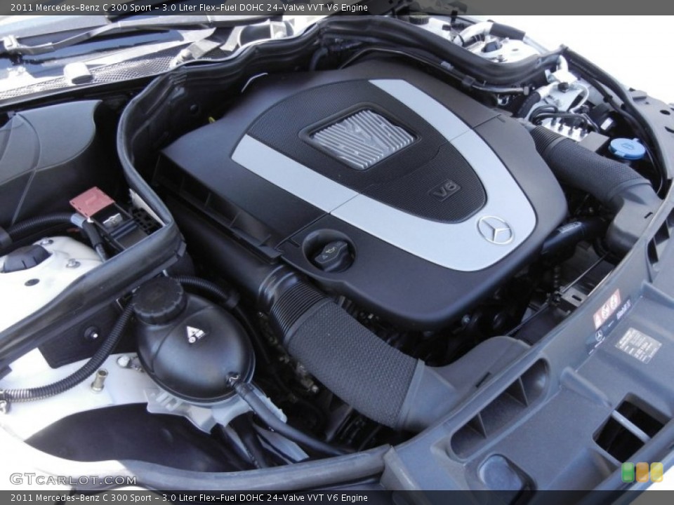 3.0 Liter Flex-Fuel DOHC 24-Valve VVT V6 Engine for the 2011 Mercedes-Benz C #61895920