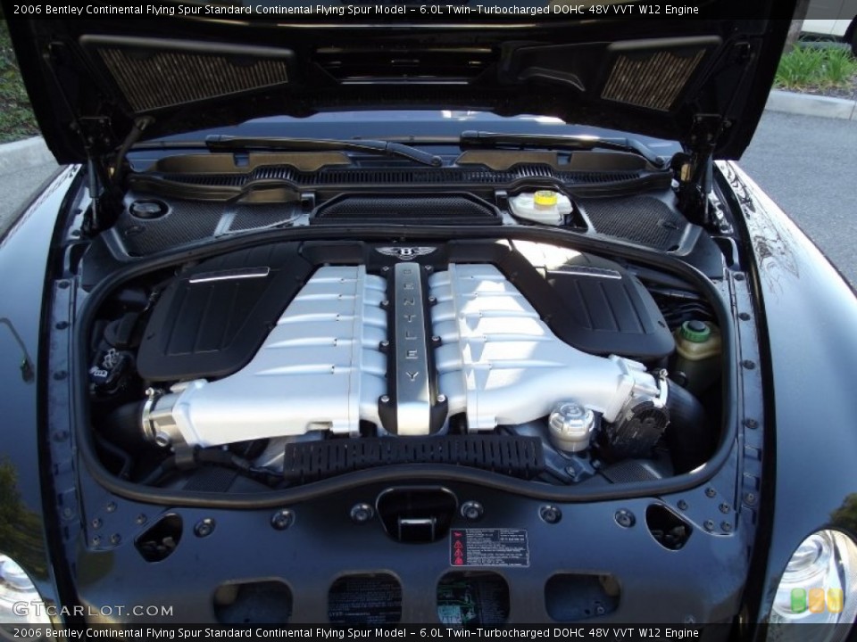 6.0L Twin-Turbocharged DOHC 48V VVT W12 Engine for the 2006 Bentley Continental Flying Spur #61898138