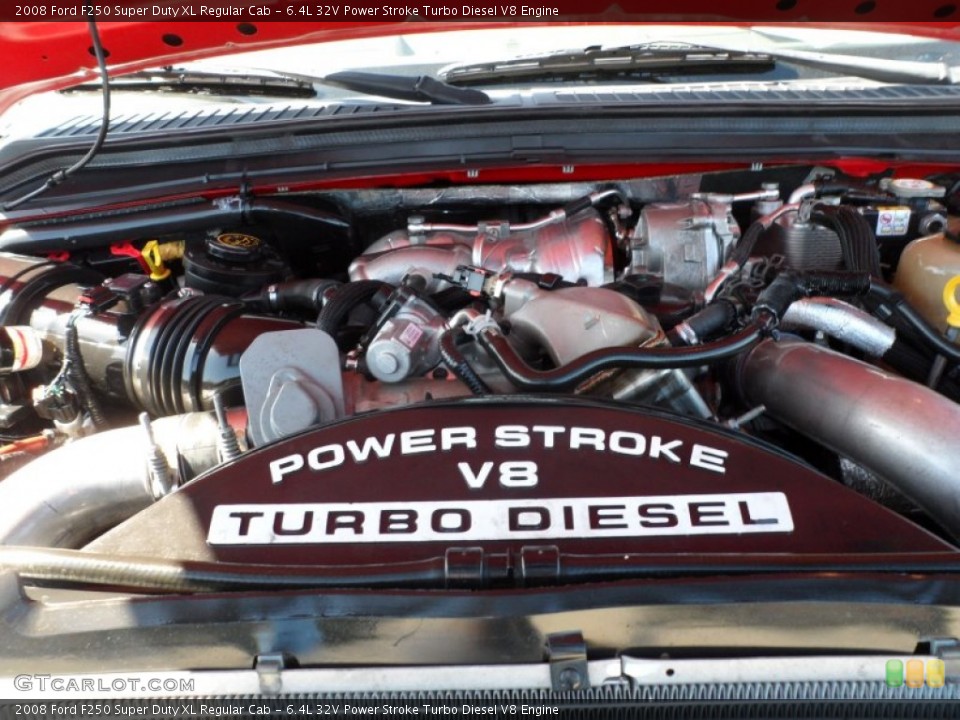 6.4L 32V Power Stroke Turbo Diesel V8 Engine for the 2008 Ford F250 Super Duty #61900227