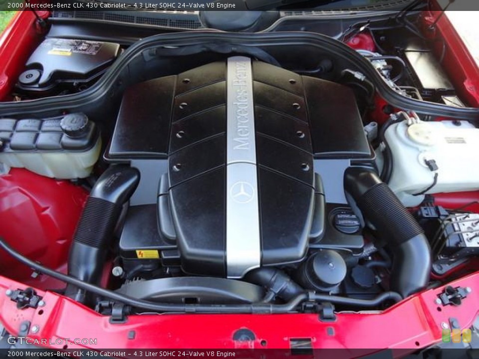 4.3 Liter SOHC 24-Valve V8 Engine for the 2000 Mercedes-Benz CLK #61907454