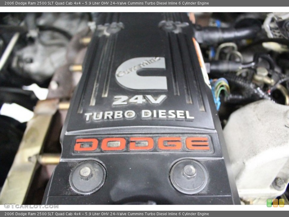 5.9 Liter OHV 24-Valve Cummins Turbo Diesel Inline 6 Cylinder Engine for the 2006 Dodge Ram 2500 #61911220