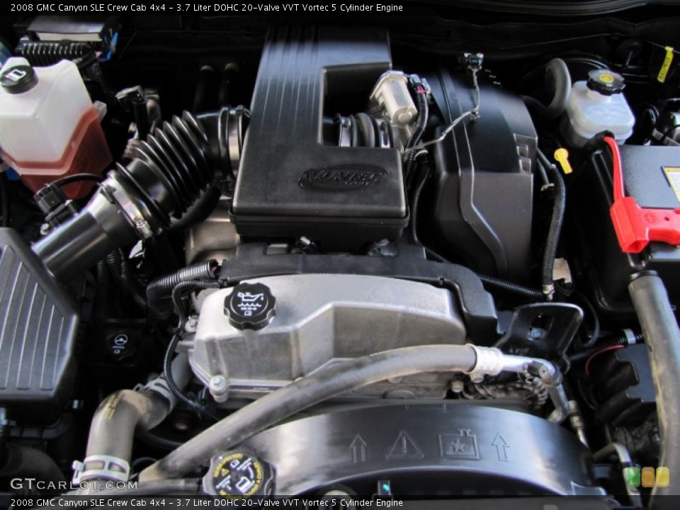 3.7 Liter DOHC 20-Valve VVT Vortec 5 Cylinder Engine for the 2008 GMC Canyon #61912645
