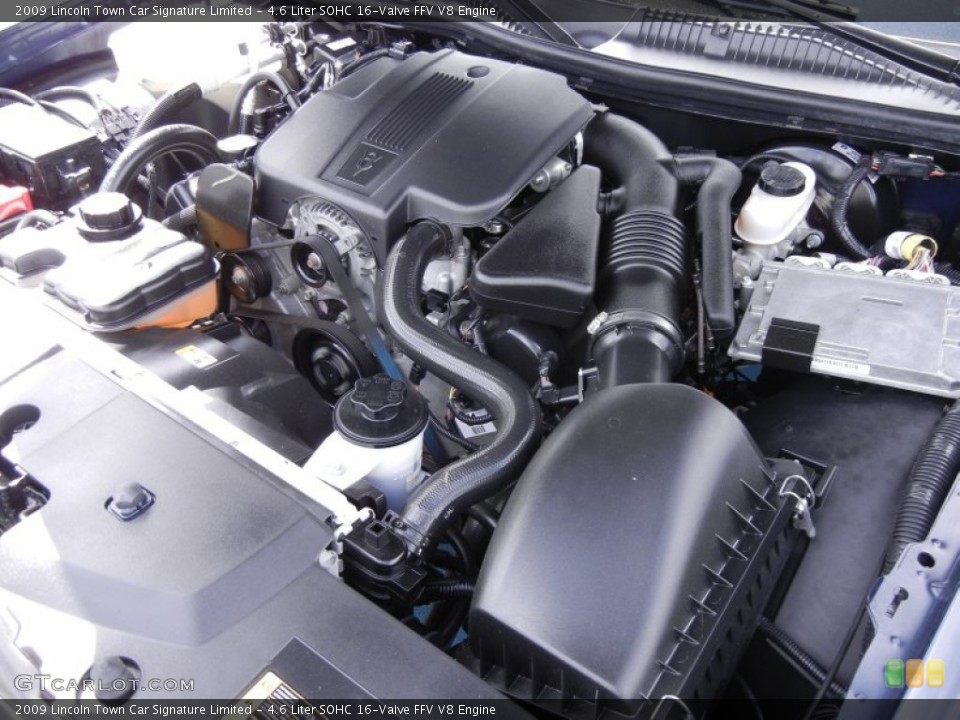 4.6 Liter SOHC 16-Valve FFV V8 Engine for the 2009 Lincoln Town Car #61918417