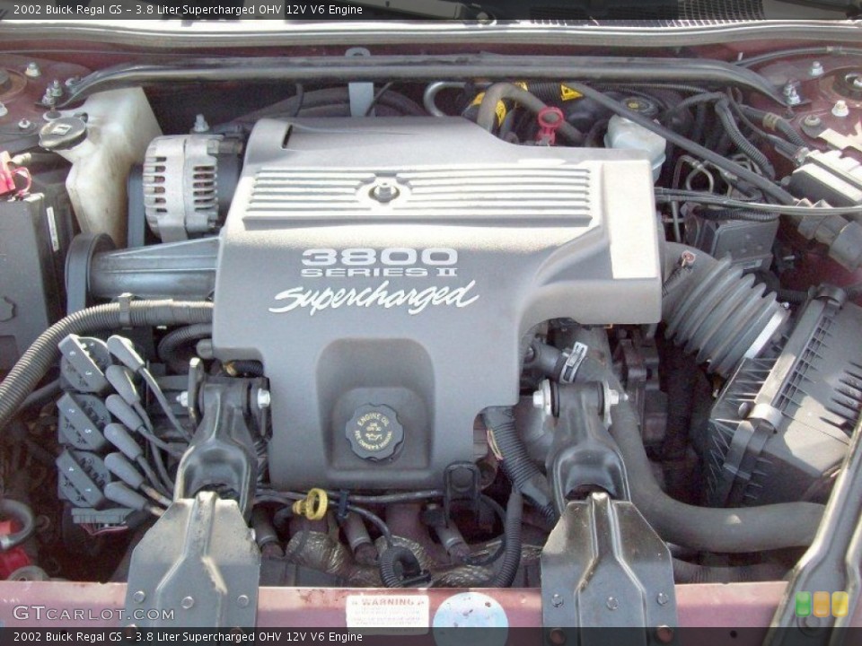 3.8 Liter Supercharged OHV 12V V6 Engine for the 2002 Buick Regal #61919731