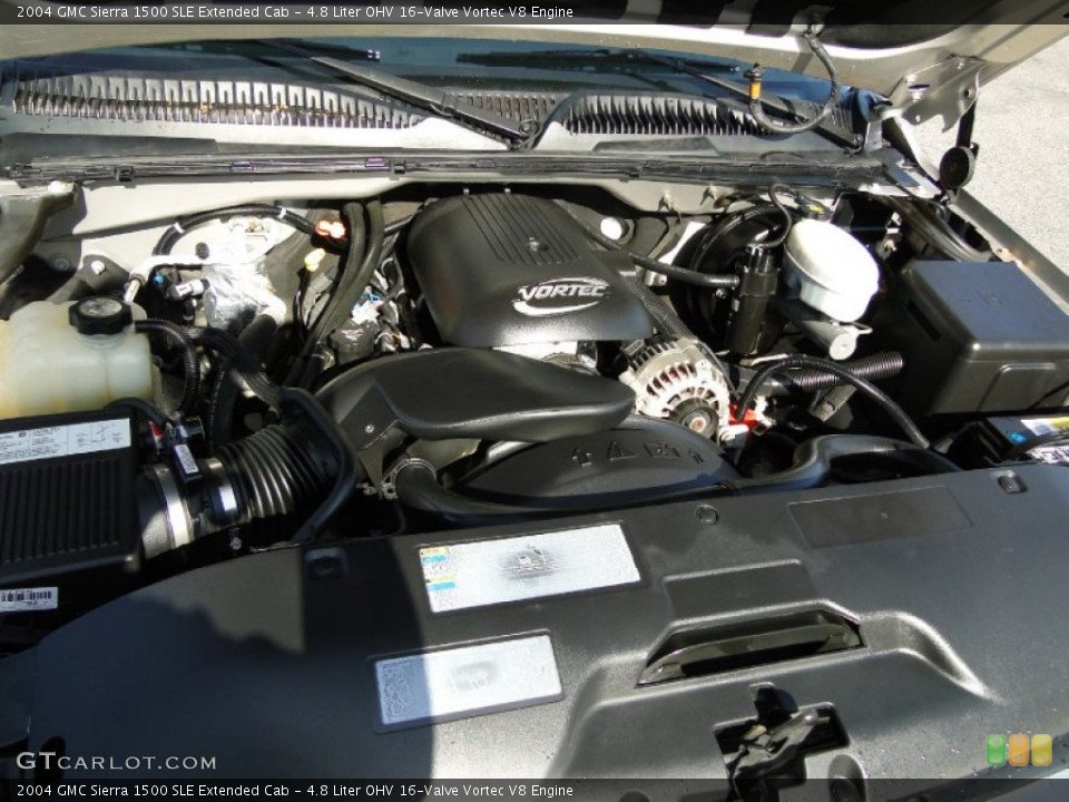 4.8 Liter OHV 16-Valve Vortec V8 Engine for the 2004 GMC Sierra 1500 #61954064
