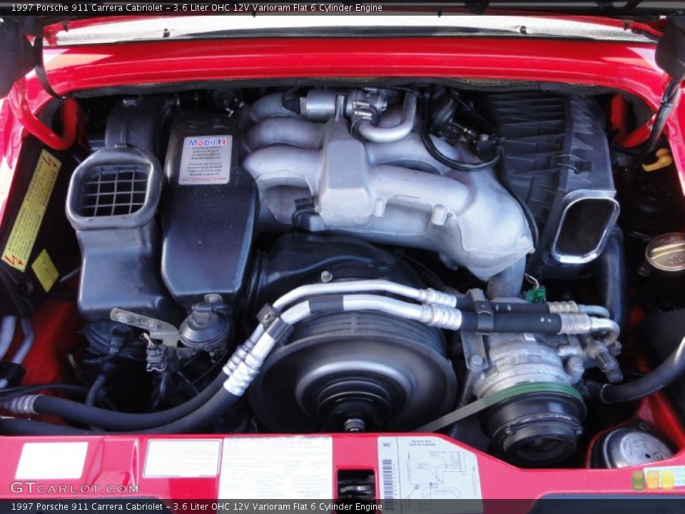 3.6 Liter OHC 12V Varioram Flat 6 Cylinder Engine for the 1997 Porsche 911 #61955291
