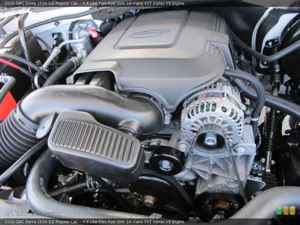 4.8 Liter Flex-Fuel OHV 16-Valve VVT Vortec V8 Engine for the 2012 GMC Sierra 1500 #61961894
