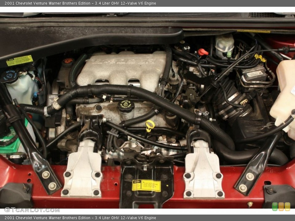 3.4 Liter OHV 12-Valve V6 Engine for the 2001 Chevrolet Venture #61962578