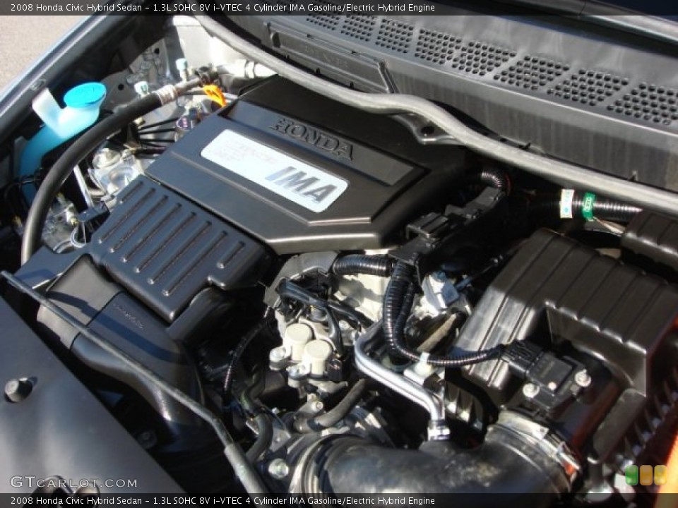 1.3L SOHC 8V i-VTEC 4 Cylinder IMA Gasoline/Electric Hybrid Engine for the 2008 Honda Civic #61974657