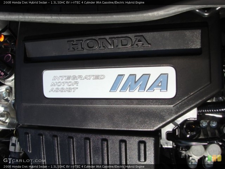 1.3L SOHC 8V i-VTEC 4 Cylinder IMA Gasoline/Electric Hybrid Engine for the 2008 Honda Civic #61974666