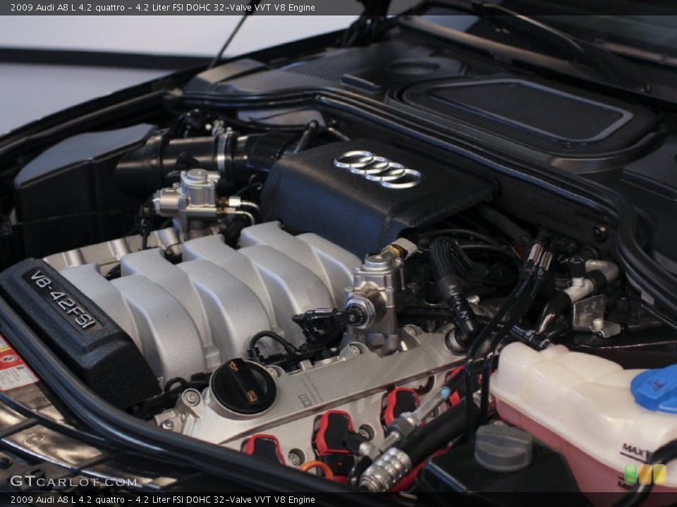 4.2 Liter FSI DOHC 32-Valve VVT V8 Engine for the 2009 Audi A8 #61986216