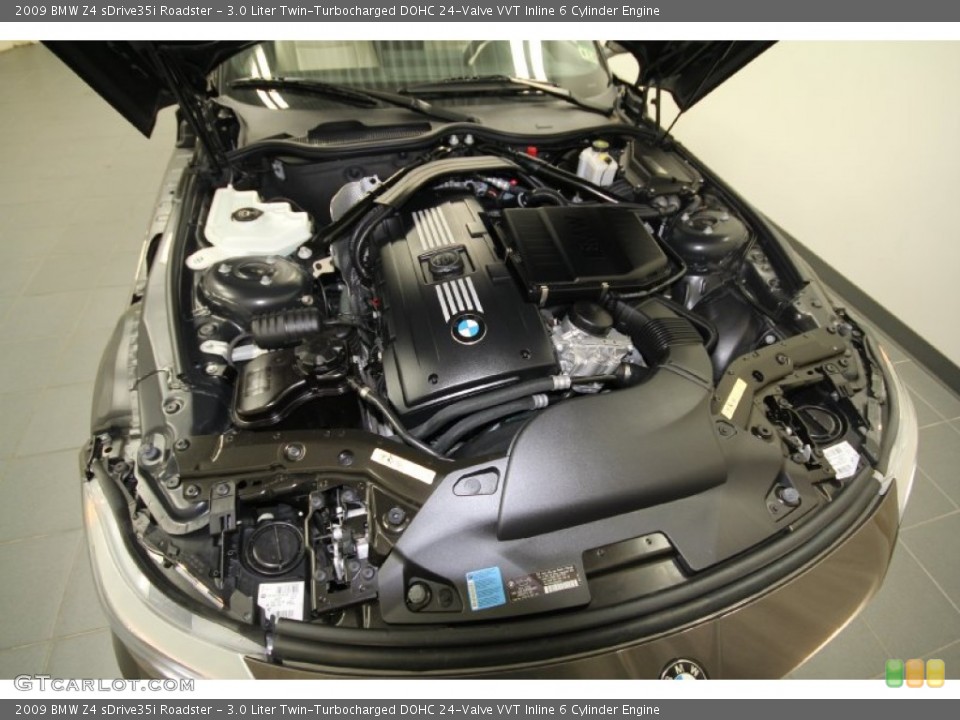 3.0 Liter Twin-Turbocharged DOHC 24-Valve VVT Inline 6 Cylinder Engine for the 2009 BMW Z4 #61988895