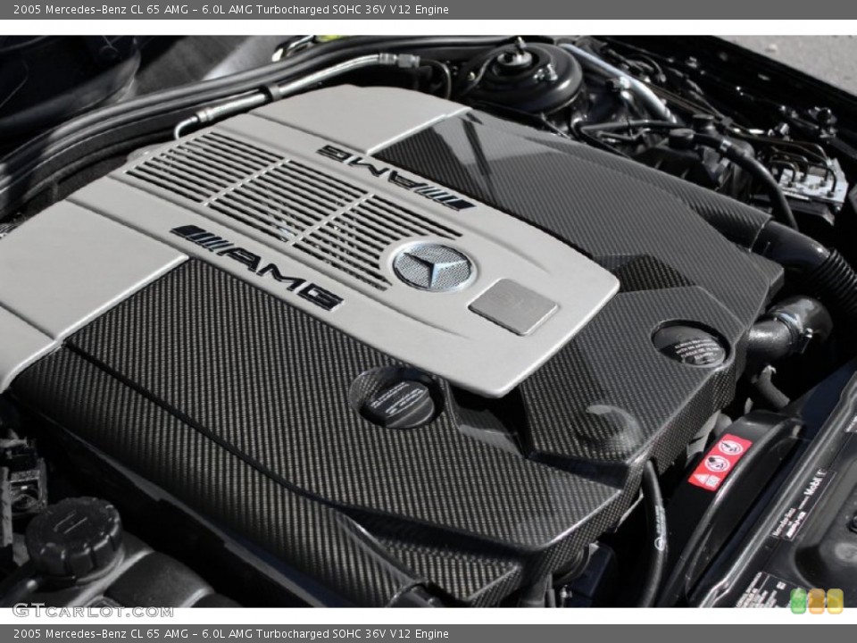 6.0L AMG Turbocharged SOHC 36V V12 Engine for the 2005 Mercedes-Benz CL #62027172
