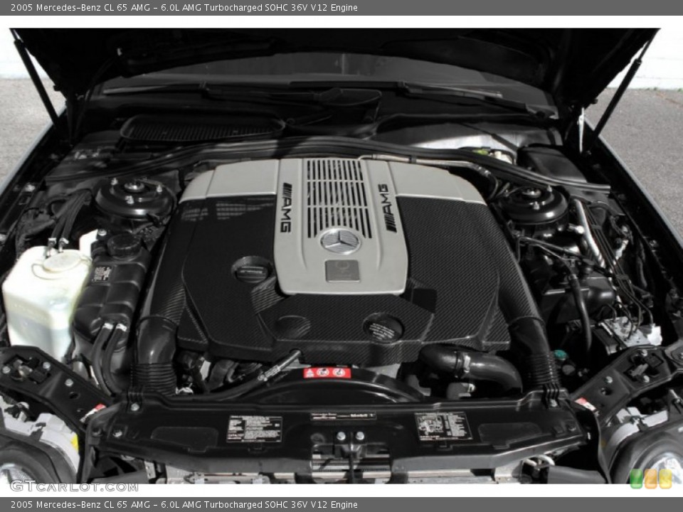 6.0L AMG Turbocharged SOHC 36V V12 Engine for the 2005 Mercedes-Benz CL #62027379