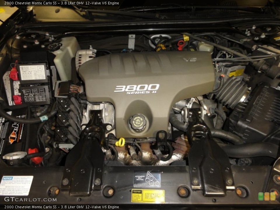 3.8 Liter OHV 12-Valve V6 Engine for the 2000 Chevrolet Monte Carlo #62032077