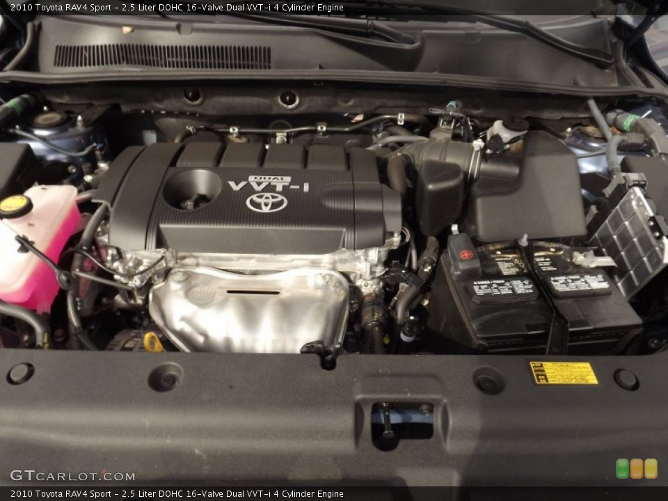 2.5 Liter DOHC 16-Valve Dual VVT-i 4 Cylinder Engine for the 2010 Toyota RAV4 #62057526