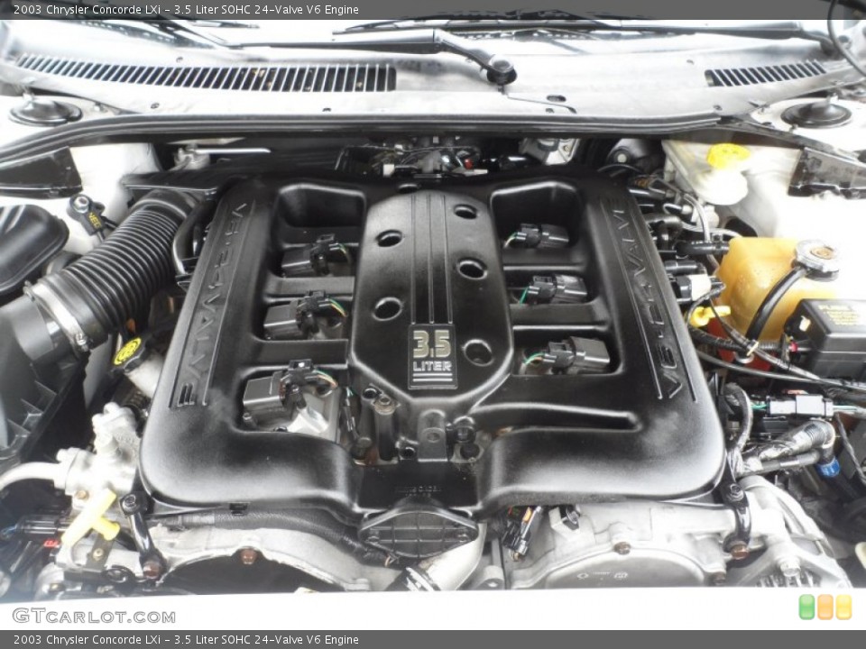 3.5 Liter SOHC 24-Valve V6 2003 Chrysler Concorde Engine