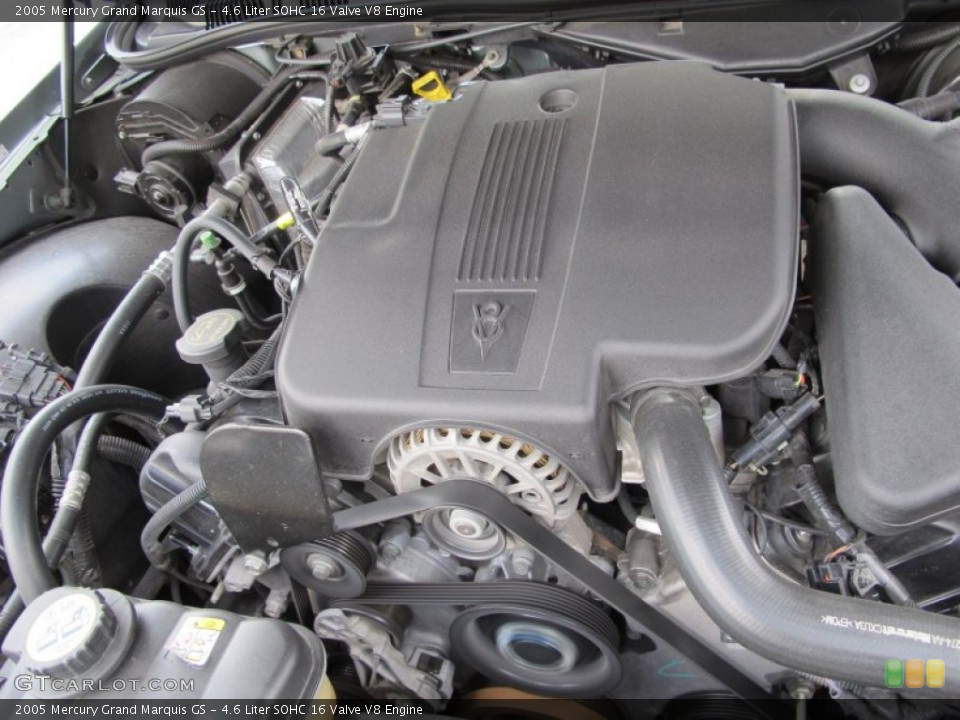 4.6 Liter SOHC 16 Valve V8 Engine for the 2005 Mercury Grand Marquis #62068686