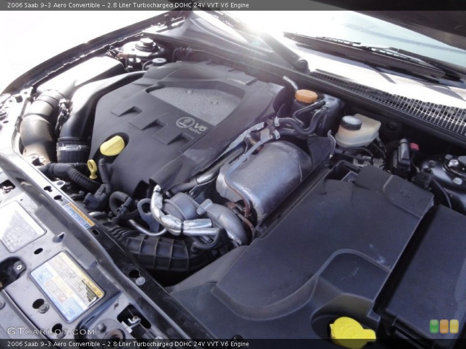 2.8 Liter Turbocharged DOHC 24V VVT V6 Engine for the 2006 Saab 9-3 #62072963