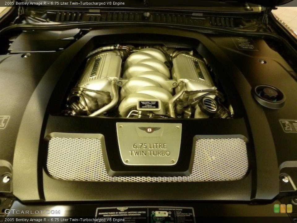 6.75 Liter Twin-Turbocharged V8 Engine for the 2005 Bentley Arnage #62090883